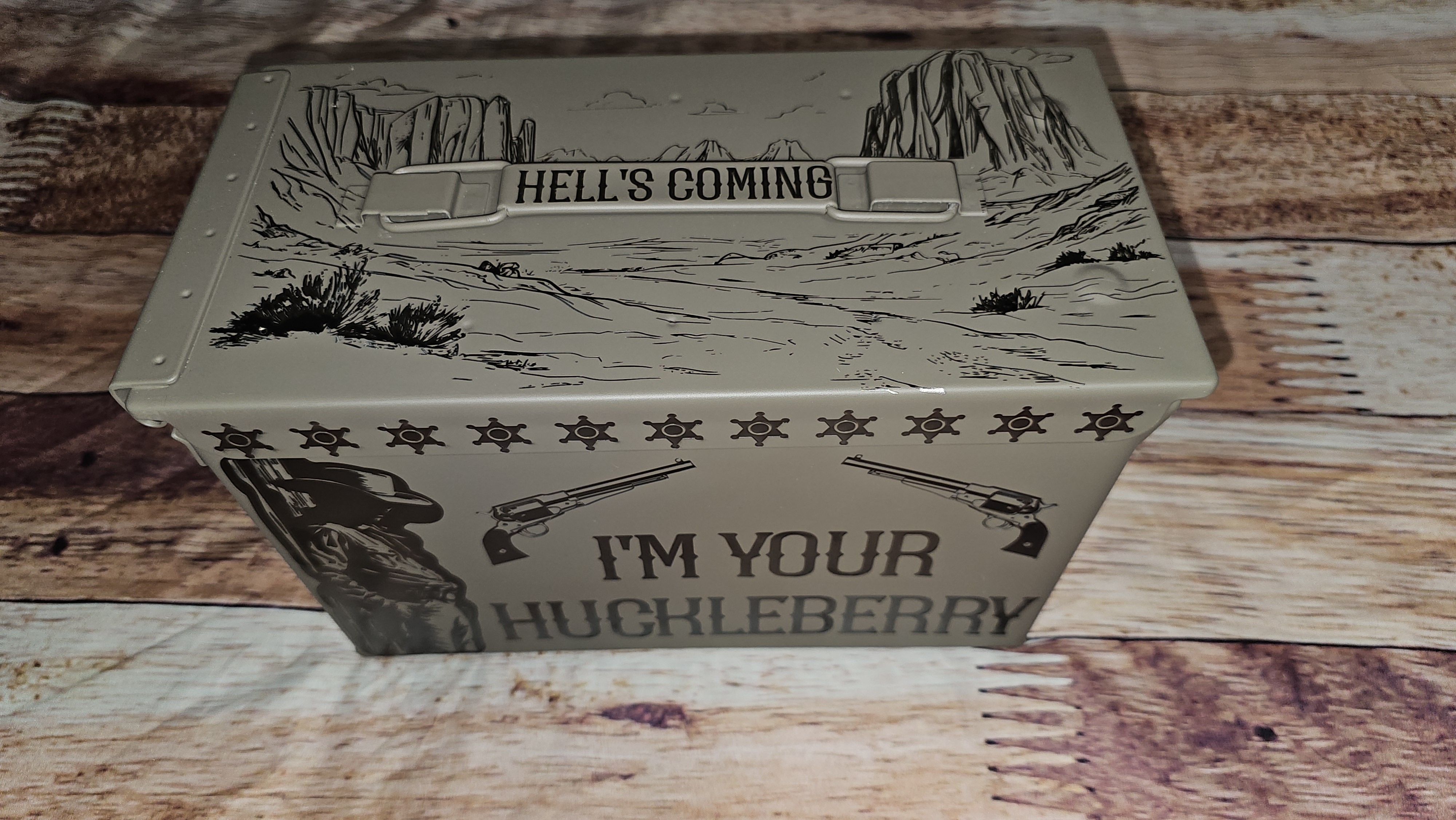 Custom Ammo Can - Laser engraved metal storage